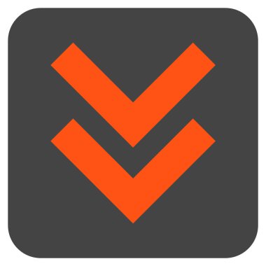 Düz kare vektör simgesi kaydır