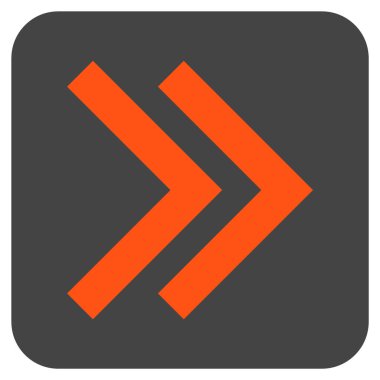 ÜST KRKT değil düz vektör simgesi kare