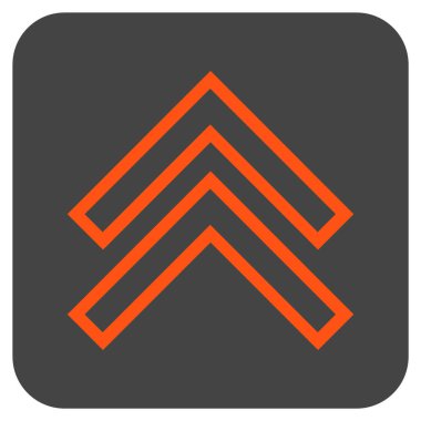 Düz kare vektör simge kayması