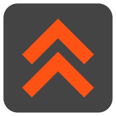 Düz kare vektör simge kayması