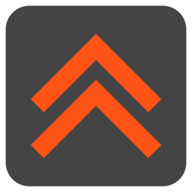 Düz kare vektör simge kayması