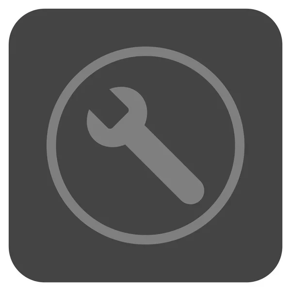 Llave plana cuadrada Vector icono — Archivo Imágenes Vectoriales