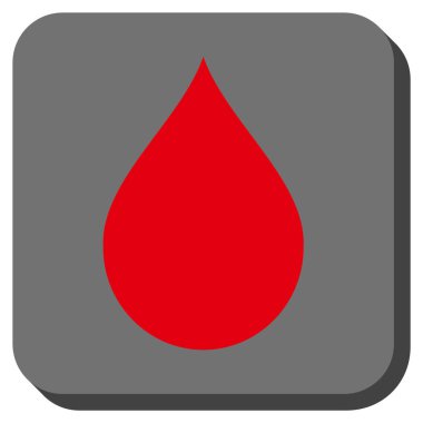 Yuvarlatılmış Kare vektör simge damla