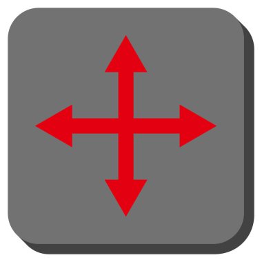 Oklar yuvarlatılmış kare vektör simgesini genişletin