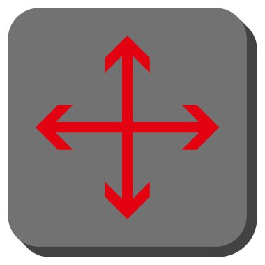 Oklar yuvarlatılmış kare vektör simgesini genişletin