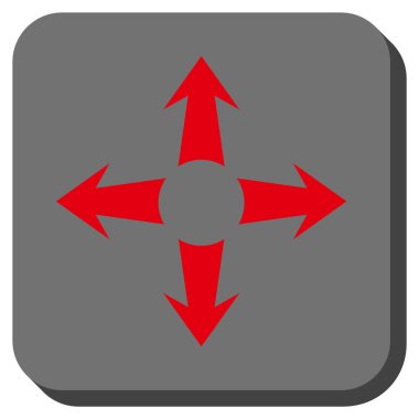 Oklar yuvarlatılmış kare vektör simgesini genişletin