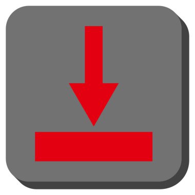 Hareket alt kare vektör simge yuvarlak