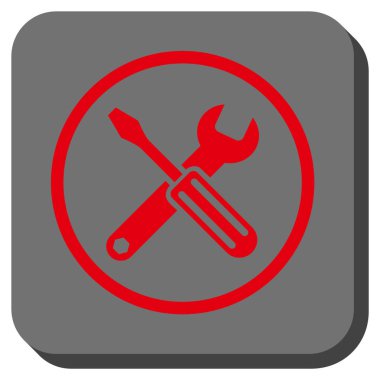 Seçenekleri yuvarlatılmış kare vektör simgesi