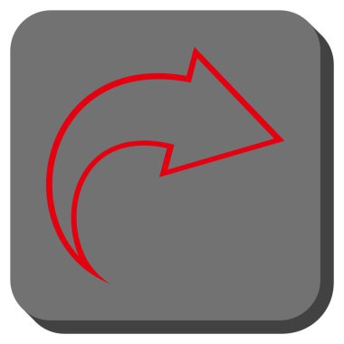 Yuvarlatılmış Kare vektör simge Yinele