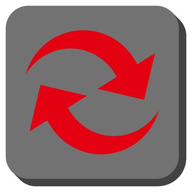 Oklar yuvarlatılmış kare vektör simge Yenile