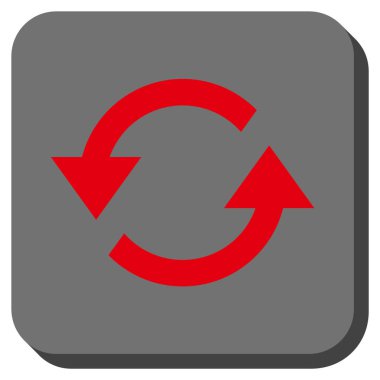 Oklar yuvarlatılmış kare vektör simge Yenile