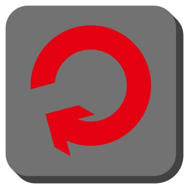 Yuvarlatılmış Kare vektör simge döndürmek