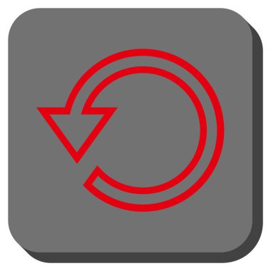 Yuvarlatılmış Kare vektör simge döndürmek