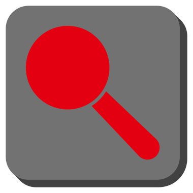 Arama aracı kare vektör simge yuvarlak