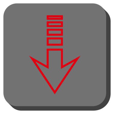 Yuvarlatılmış Kare vektör simgesi gönder