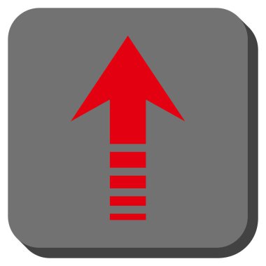 Yuvarlatılmış Kare vektör simge gönder