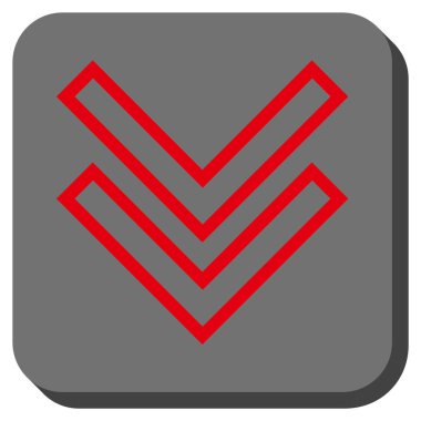 Yuvarlatılmış Kare vektör simgesi kaydır