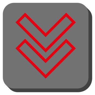 Yuvarlatılmış Kare vektör simgesi kaydır