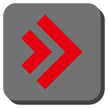 Şu yuvarlak üst karakter kare vektör simgesi