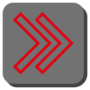 Şu yuvarlak üst karakter kare vektör simgesi