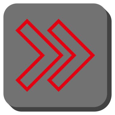 Şu yuvarlak üst karakter kare vektör simgesi