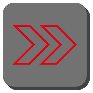 Şu yuvarlak üst karakter kare vektör simgesi