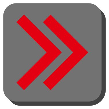 Şu yuvarlak üst karakter kare vektör simgesi