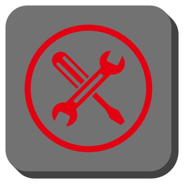 Yuvarlatılmış Kare vektör simge ayarlama