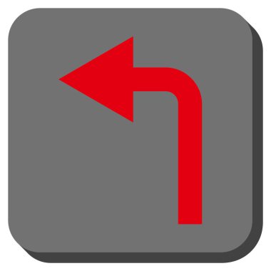 Sol yuvarlak kare vektör simge açmak