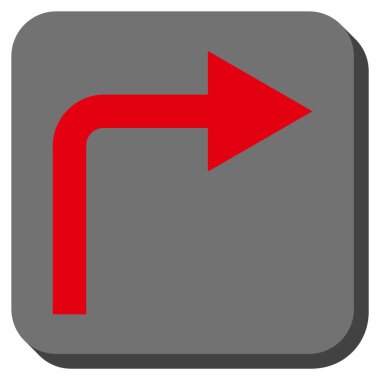 Doğru yuvarlatılmış kare vektör simge açmak