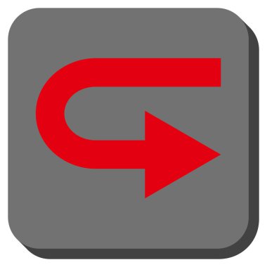 Doğru yuvarlatılmış kare vektör simge açmak