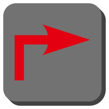 Doğru yuvarlatılmış kare vektör simge açmak