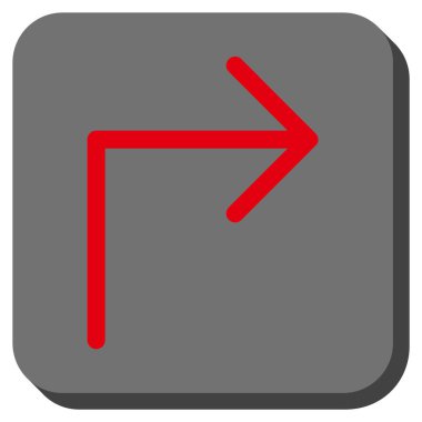 Doğru yuvarlatılmış kare vektör simge açmak