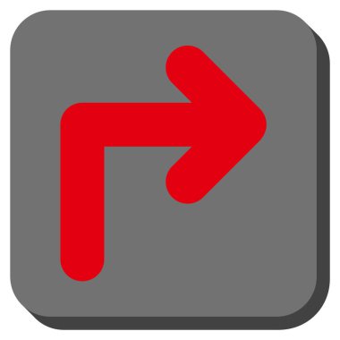 Doğru yuvarlatılmış kare vektör simge açmak