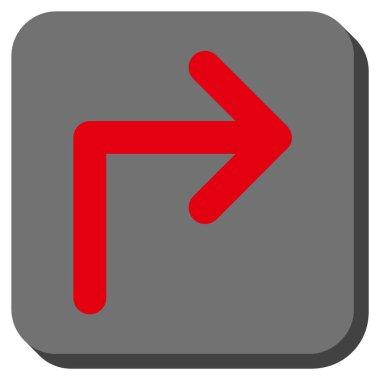 Doğru yuvarlatılmış kare vektör simge açmak