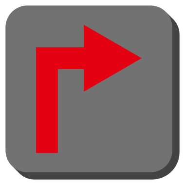 Doğru yuvarlatılmış kare vektör simge açmak