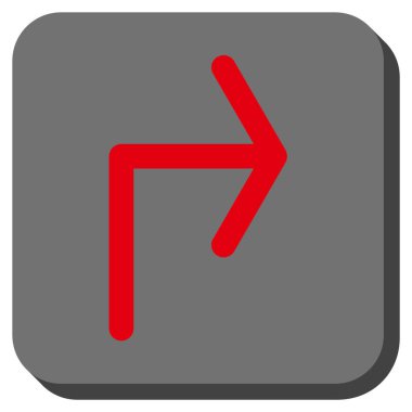 Doğru yuvarlatılmış kare vektör simge açmak