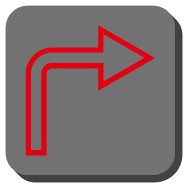 Doğru yuvarlatılmış kare vektör simge açmak