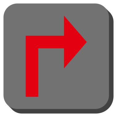 Doğru yuvarlatılmış kare vektör simge açmak