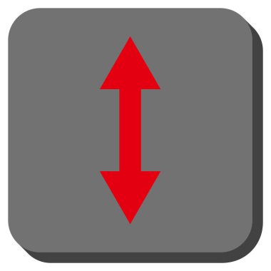 Dikey Çevir yuvarlatılmış kare vektör simgesi