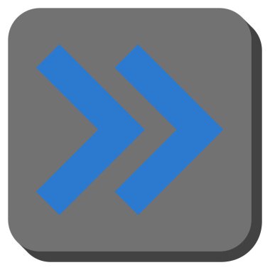 Şu yuvarlak üst karakter kare vektör simgesi