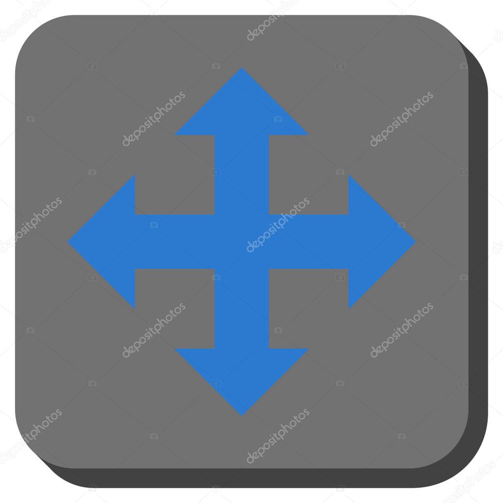 Expand Rounded Square Vector Icon