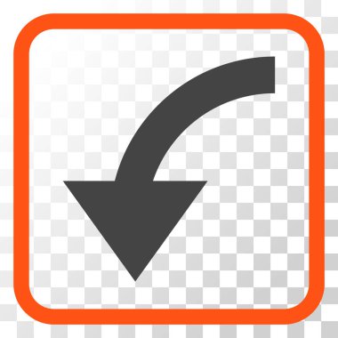 Bir çerçeve içinde CCW vektör simge döndürmek