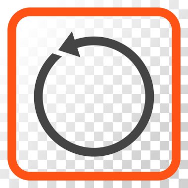 Bir çerçeve içinde CCW vektör simge döndürmek