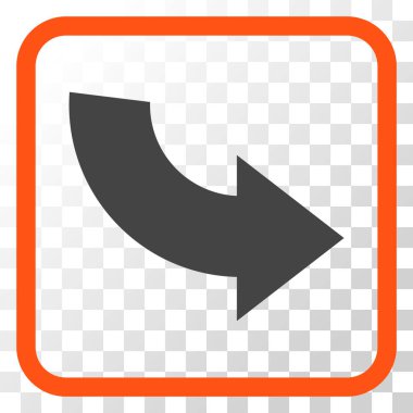 Bir çerçeve içinde CCW vektör simge döndürmek