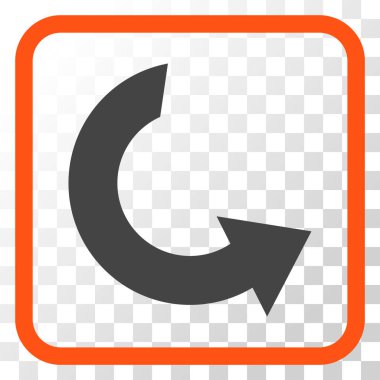 Bir çerçeve içinde CCW vektör simge döndürmek