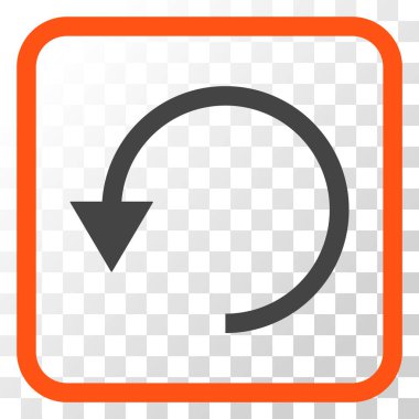 Bir çerçeve içinde CCW vektör simge döndürmek