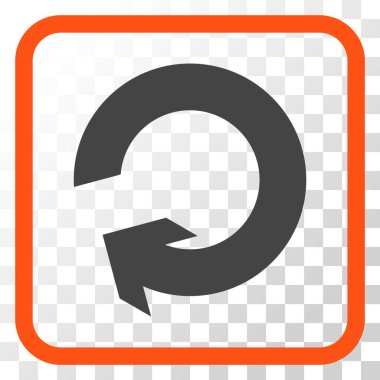 Vektör simgesi bir çerçeve içinde döndürme