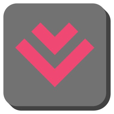 Yuvarlatılmış Kare vektör simgesi kaydır