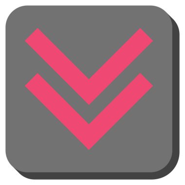 Yuvarlatılmış Kare vektör simgesi kaydır